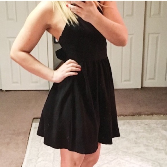 Tea & Cup Coquette Open Back Bow Mini Dress Sz M - Picture 5 of 14